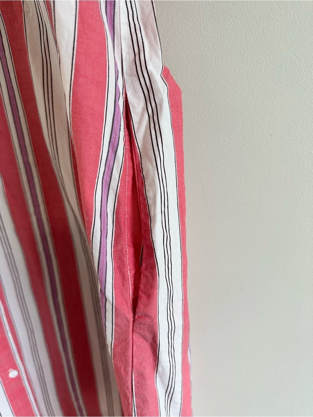 A Bronze Age Bruno Shirt Dress Size XS Watermelon Stripe - Picture 7 of 10